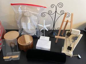 lot 211J image: Assorted Jewelry Display Stands and Organizers Collection