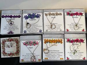 lot 212J image: Collection of 7 Gemstone Necklaces and Earrings by Inspired Fusion Jewelry