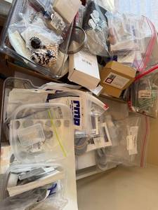 lot 33J image: Large Mixed Lot of Craft Charms, Metal Blanks, Acrylic Shapes and Findings