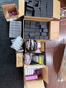 lot 43J image: Wholesale Lot of Assorted Jewelry Display Boxes, Pouches, and Storage Containers