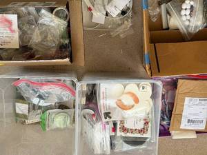 lot 52J image: Large Lot of Jewelry Making Supplies and Beads Collection