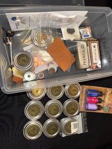 lot 95J image: Collection of Vintaj Patinas, Baroque Art Gilders Paste, and Jewelry Craft Supplies