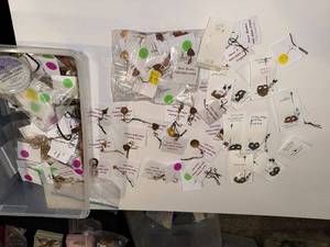 lot 102J image: Large Assortment of Handmade Pendants and Zipper Pull Charms