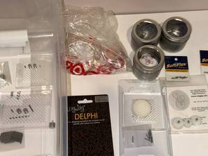 lot 111J image: Wire Jig and Jewelry-Making Supplies Collection Including WigJig Delphi and Peg Sets