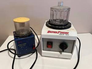 lot 120J image: Super Finish Jewelry Tools Magnetic Tumbler and Ace Magnetic Barrel Super Mini