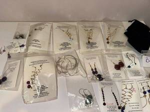 lot 146J image: Collection of Handmade Gemstone Earrings and Jewelry by Gemstone Expressions