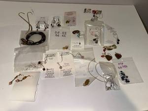 lot 149J image: Collection of Artisan Earrings, Necklaces, and Jewelry Pieces