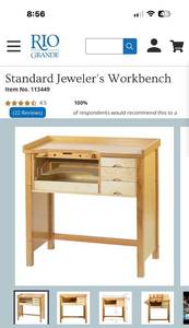 lot 23J image: Rio Grande 113449 Standard Jewelers Workbench