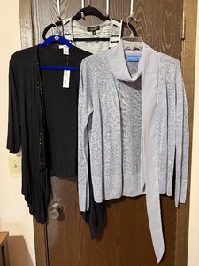 lot 20C image: Three Sweaters Brands Include Vera Wang Simply Vera Wang, WD NY, Absolutely Famous