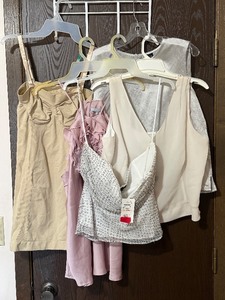 lot 28C image: Womens Tops & shape wear Lot - Eileen Fisher Silk, Willi Smith, Violet & Claire, Ice, Body Beautiful