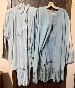 lot 89C image: 2 Denim Sets - Carry Back Denim 2 Piece Set & CMC 3 Piece Set (Lot of 2)