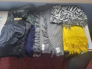 lot 215C image: DKNY, Yokel C.B.M. and Project Italy branded - Mixed Scarves Bundle