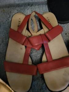 lot 304C image: Womens Sandals & Flats - Multi-Color Collection (Red, Blue, Green, Purple, Nude)