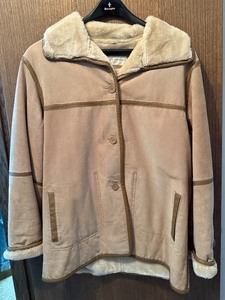 lot 8C image: Jones New York Sport Taupe Shearling Jacket - Womens Size M