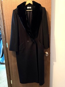 lot 10C image: Forecaster of Boston Wool Coat with Fur Collar - Size 910 - Made in USA