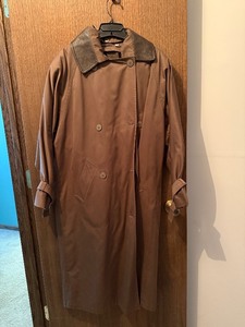 lot 386C image: basement bedroom closet - Trench Coat 516 - Brown, Made in Korea