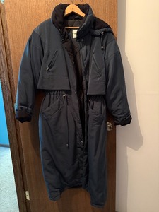 lot 387C image: basement bedroom closet - Mulberry Street M Womens Navy Puffer Coat with Hood