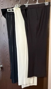 lot 96C image: Blushe by Spiegel, Pantology, George by Mark Eisen Greystone Ladies Dress Pants 14 Petite (Lot of 3)