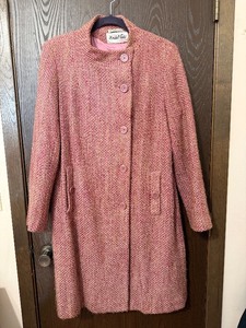 lot 317C image: Marshall Fields Pink Boucl Coat - Size 12