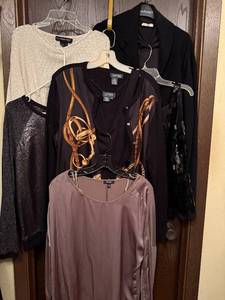 lot 149C image: Womens Tops from Brands Lauren Ralph Lauren, Rena Rowan, Olivia Rue, Apt. 9, Counterparts (Lot of 6)