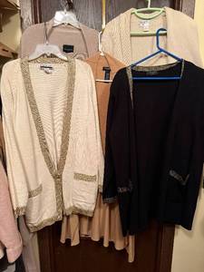 lot 186C image: Cynthia Rowley, Jones New York Signature, Spiegel, Cable & Gauge, Michael Serdy  - Womens Cardigans