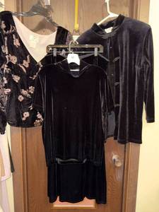 lot 193C image: Summit Hill Velvet Top - CLIO Velvet Jacket - Floral Print Blouse