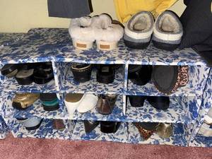 lot 340C image: Clarks and Various Brands of Womens Shoes - Assorted Slippers, Flats, Sandals