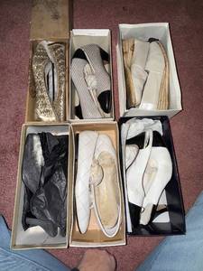 lot 357C image: Assorted Womens Dress Shoes (Lot of 8) - Enzo Angiolini & Liz Claiborne & Nine West