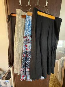lot 474C image: Maxi Dresses & Skirts (Lot of 4) - White Stag & INC NavyBlack Styles