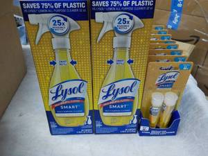 lot 21 image: 2 Lysol Smart Spray Bottles and 16 ...