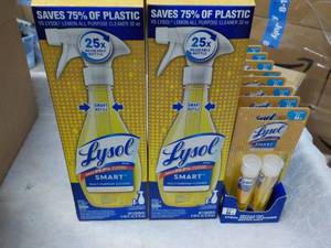 lot 22 image: 2 Lysol Smart Spray Bottles and 16 ...