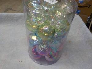 lot 48 image: 25 pc Holiday Ornament Set...