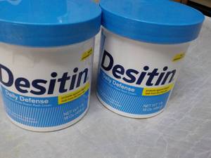 lot 86 image: 2 Desitin 1 lb. Tubs Diaper Rash Pr...