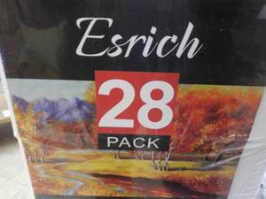 lot 144 image: Esrich 28 pack 5 x 7 Stretched Can...