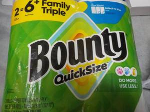 lot 168 image: Bounty 2 ply Paper Towels...