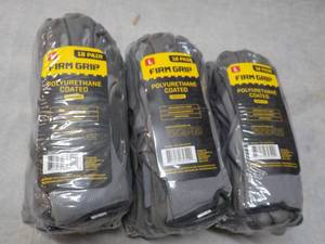 lot 220 image: 36 pair size large Firm Grip Polyur...