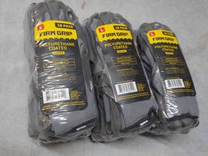 lot 223 image: 36 pair size large Firm Grip Polyur...