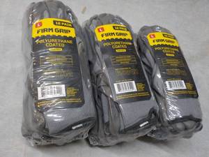 lot 224 image: 36 pair size large Firm Grip Polyur...