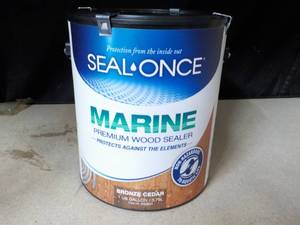 lot 229 image: Gallon Seal One Marine Wood Sealer...