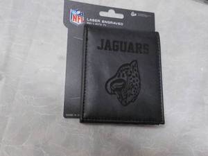 lot 236 image: NFL Laser Engraved Jaguars Billfold...