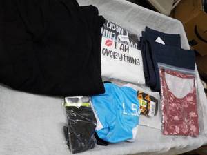lot 249 image: New Overstock Clothes various size...