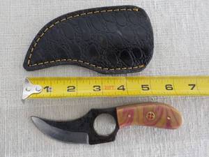 lot 252 image: MHS Cutlery Hand Crafted Damasaus S...