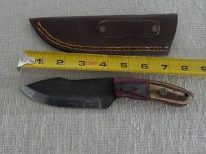 lot 262 image: MHS Cutlery Hand Crafted Damasaus S...