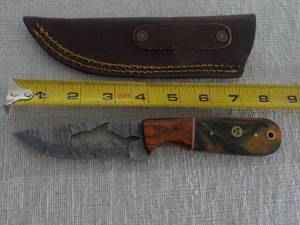 lot 264 image: MHS Cutlery Hand Crafted Damasaus S...