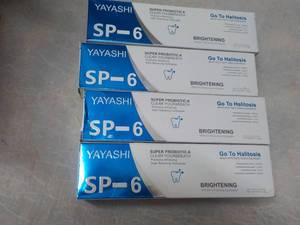 lot 293 image: 4 SP-6 Toothpaste...