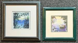 lot 77 image: Nicolet Bay Signed by- James R. Davel & Greenbrier International Watercolor Artwork