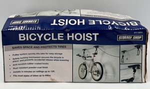 lot 113 image: Storage Shop Bicycle Hoist Ceiling Bike Lift - NIB