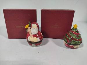 lot 111 image: Villeroy & Boch Hinged Trinket Boxes