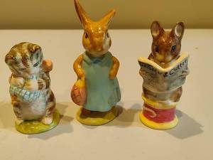 lot 176 image: F. Warne & Co Ltd - Beatrix Potter Figurines