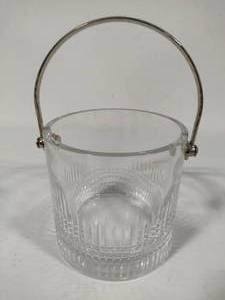 lot 206 image: Baccarat Nancy Crystal Ice Bucket wHandle